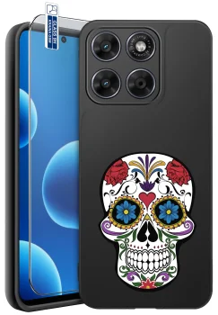 Etui do Motorola Moto G67 5G / G77 5G różne wzory Halloween ze szkłem