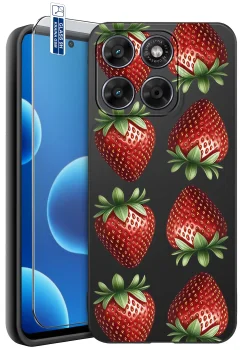 Etui do Motorola Moto G67 5G / G77 5G różne wzory dla Babci ze szkłem