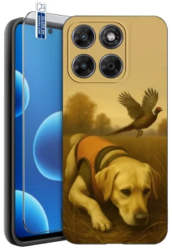 Etui do Motorola Moto G67 5G / G77 5G różne wzory z psem ze szkłem