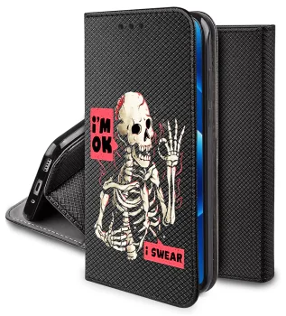 Etui do Motorola Edge 70 Pro 5G z klapką wzór śmieszny