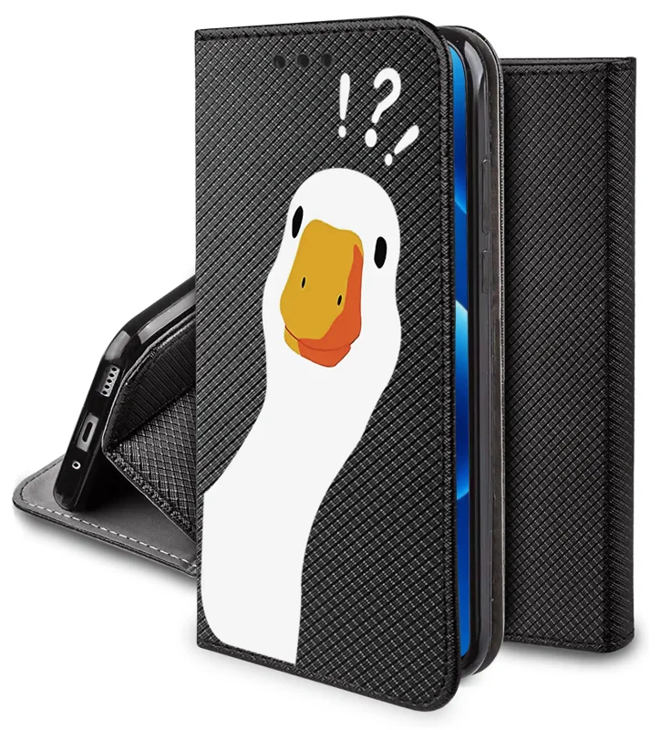 Etui z klapką do Motorola Edge 70 Pro 5G z nadrukiem gęsi
