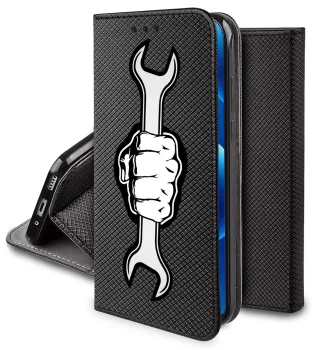 Etui do Motorola Edge 70 Pro 5G z klapką wzór męski
