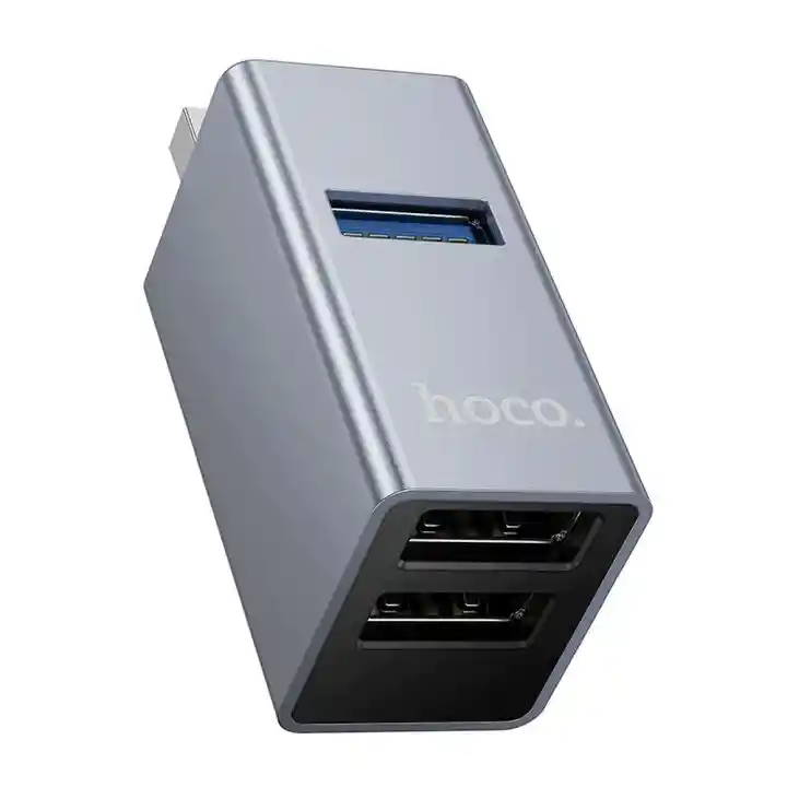 Hoco HB54 Hub USB-A 3w1 z dwoma portami USB 2.0 i jednym USB 3.0