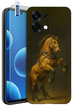 Etui do Oppo A6 Pro 5G różne wzory dla Dziadka ze szkłem