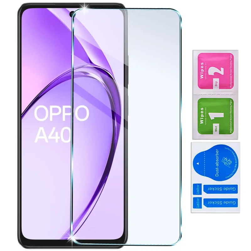 Szkło hartowane 9H do Oppo A40 / A40M z zestawem do montażu
