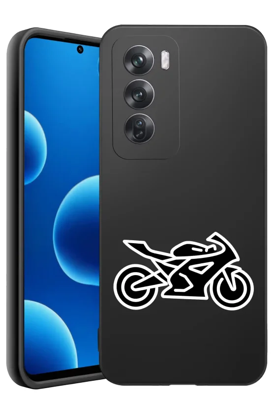 Etui dla Taty z różnymi wzorami do Oppo Reno 12 5G z nadrukiem sportowego motocykla