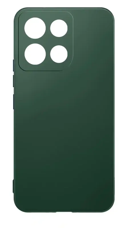 Zielone matowe etui do Motorola Moto G86 Power z zabudowaną osłoną wyspy aparatów