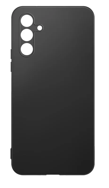 Czarne matowe etui do Samsung Galaxy A13 5G z osłoną wyspy aparatów widok tyłu