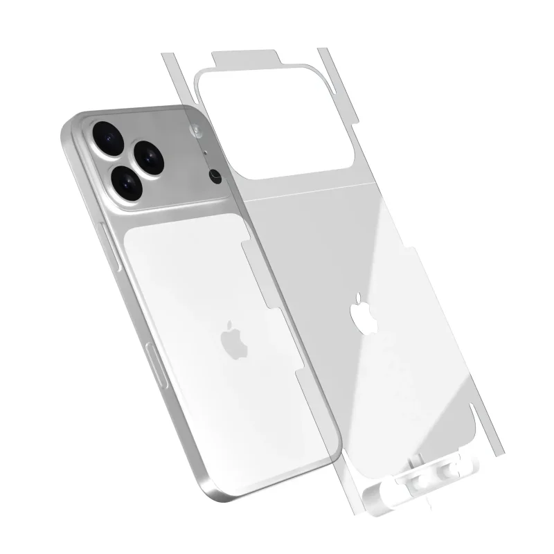 Hydrożelowa folia ochronna na tył iPhone 18 Pro z aplikatorem do montażu