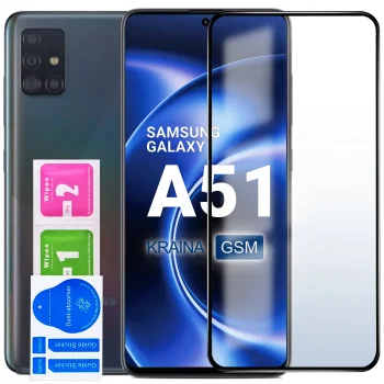Szkło hartowane 5D do Samsung Galaxy A51 na cały ekran
