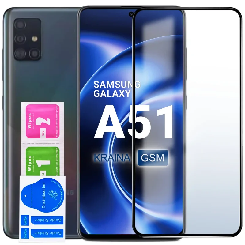 Szkło hartowane 5D do Samsung Galaxy A51 na cały ekran