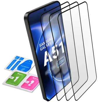 Szkło hartowane 5D do Samsung Galaxy A51 na cały ekran 3 sztuki