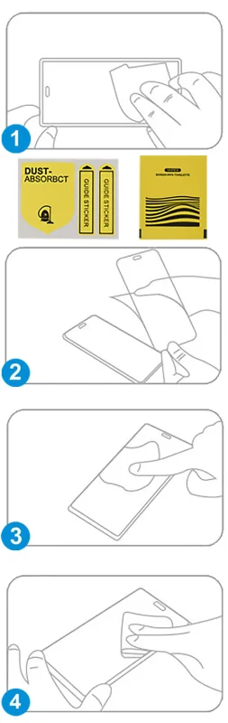 Instrukcja montażu szkła hartowanego OG Premium do Samsung Galaxy A32 4G
