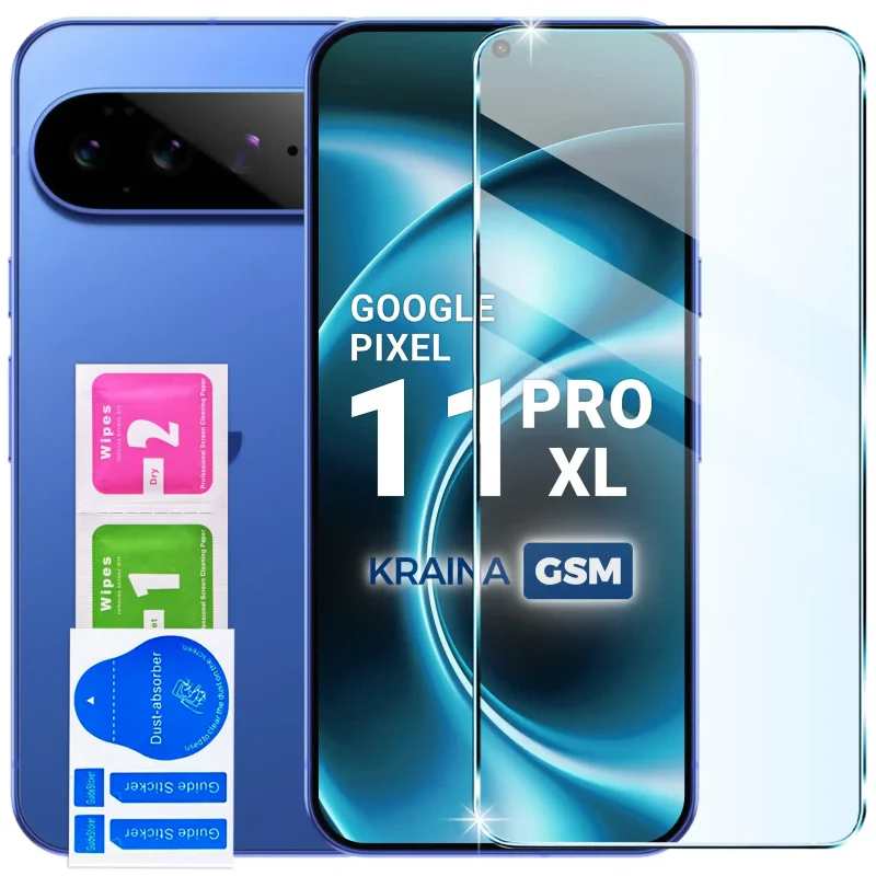 Szkło hartowane 9H do Google Pixel 11 Pro XL z zestawem montażowym