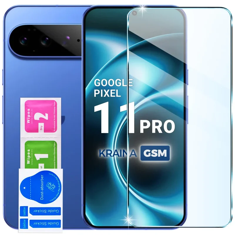 Szkło hartowane 9H do Google Pixel 11 Pro z zestawem montażowym