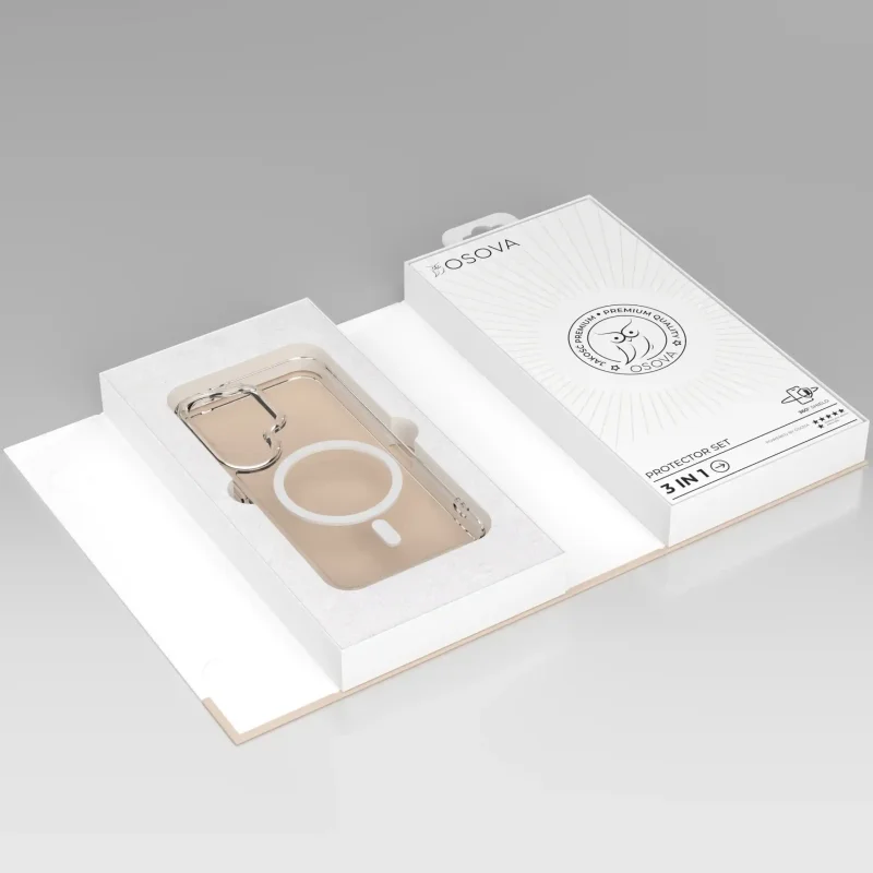 Etui Magnetic Clear OSOVA do Samsung Galaxy S26 Ultra w opakowaniu z elementami zestawu ochronnego
