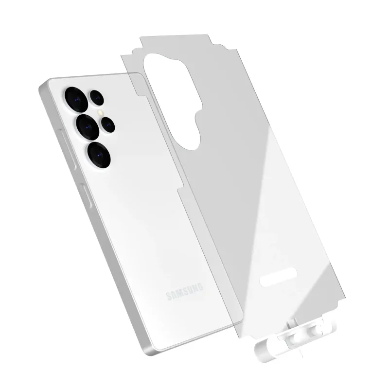 Hydrożelowa folia ochronna na tył Samsung Galaxy S24 Ultra z aplikatorem ułatwiającym montaż