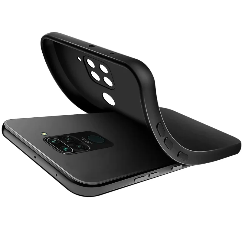Miękkie, elastyczne etui silikonowe do Xiaomi Redmi Note 9 z matowym wykończeniem