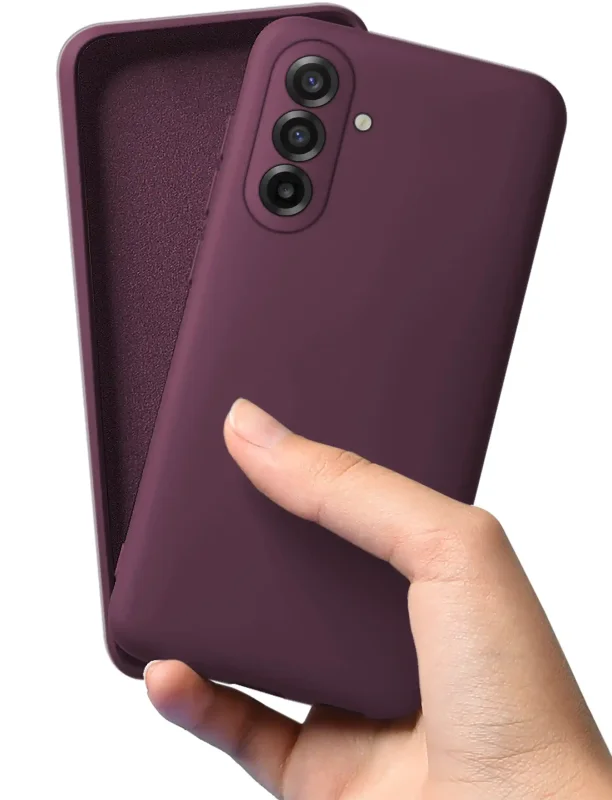 Fioletowe etui silikonowe do Samsung Galaxy A57 5G z elastyczną konstrukcją