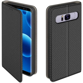 Etui do Samsung Galaxy S8 czarne zamykane
