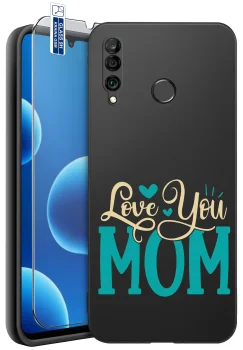 Etui do Huawei P30 Lite różne wzory dla Mamy ze szkłem