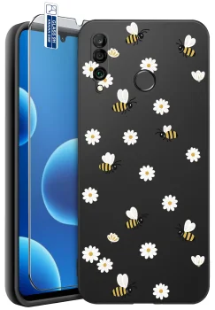 Etui do Huawei P30 Lite różne wzory wiosenne ze szkłem
