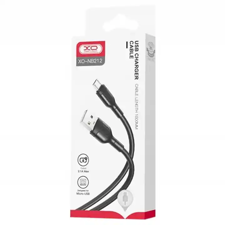 Kabel XO NB212 USB-A - microUSB 2,1 A 1 m w oryginalnym opakowaniu