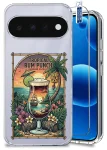 Etui do Google Pixel 11 Pro przezroczyste różne wzory wakacyjne ze szkłem