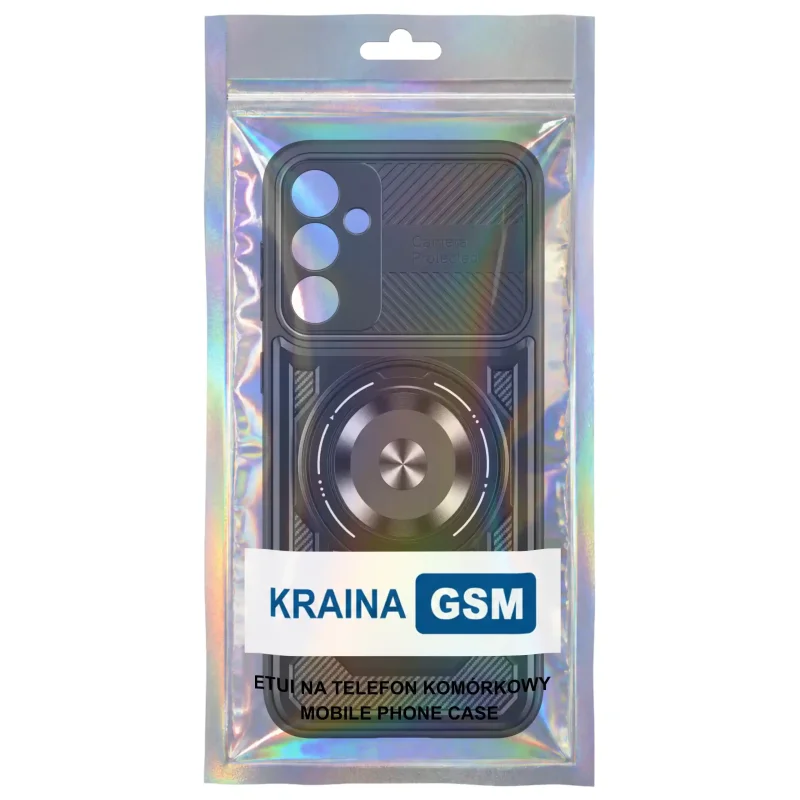 Pancerne etui KrainaGSM z MagSafe i obrotowym ringiem do Samsung Galaxy S24 | S25 w opakowaniu