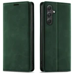 Etui do Samsung Galaxy A54 5G z klapką skórzane Velvet zielone ze szkłem