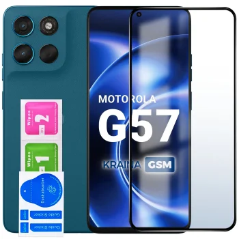 Szkło hartowane 5D do Motorola Moto G57 | G57 Power na cały ekran