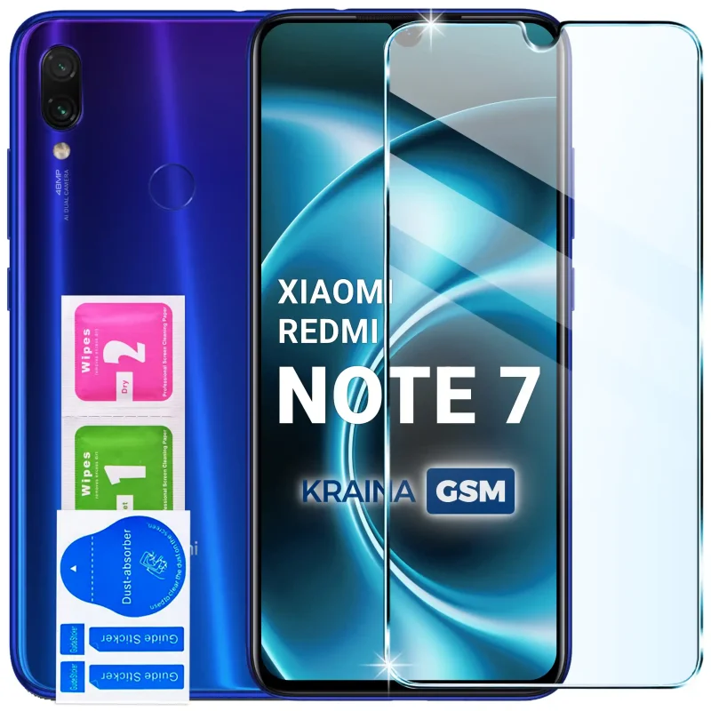 Szkło hartowane do Xiaomi Redmi Note 7 z zestawem do montażu