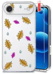 Etui do iPhone Air przezroczyste różne wzory jesienne ze szkłem