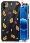 Etui do iPhone 11 przezroczyste różne wzory jesienne ze szkłem