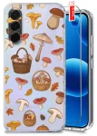 Etui do Samsung Galaxy A36 5G przezroczyste różne wzory jesienne ze szkłem