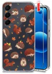 Etui do Samsung Galaxy A55 5G przezroczyste różne wzory jesienne ze szkłem