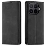 Etui do Xiaomi 17T z klapką skórzane Velvet czarne ze szkłem