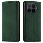 Etui do Xiaomi 17T Pro z klapką skórzane Velvet zielone ze szkłem