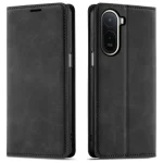 Etui do Xiaomi Redmi A7 Pro z klapką skórzane Velvet czarne ze szkłem