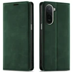 Etui do Xiaomi Redmi A7 Pro z klapką skórzane Velvet zielone ze szkłem
