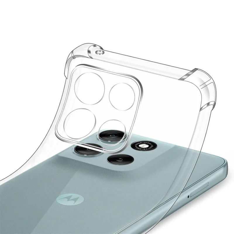Elastyczne etui przezroczyste do Motorola Moto G57 | G57 Power 5G z ochroną wyspy aparatów