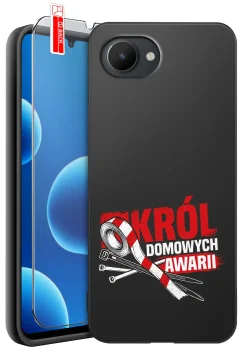 Etui do Realme C30 różne wzory dla Taty ze szkłem