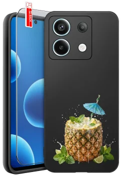 Etui do Xiaomi Redmi Note 13 Pro 4G różne wzory wakacyjne ze szkłem