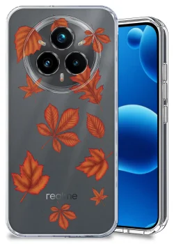 Etui do Realme 14 Pro+ Plus 5G przezroczyste różne wzory jesienne