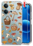Etui do Xiaomi Redmi 15C przezroczyste różne wzory jesienne ze szkłem