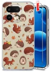 Etui do Realme 16 Pro przezroczyste różne wzory jesienne ze szkłem