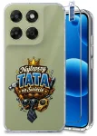 Etui do Motorola Moto G67 | G77 5G przezroczyste różne wzory dla Taty ze szkłem