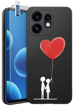 Etui do Oppo Reno 16 | 16 5G różne wzory walentynkowe ze szkłem