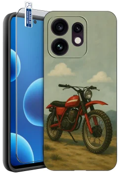 Etui do Oppo Reno 16 | 16 5G różne wzory z autem ze szkłem