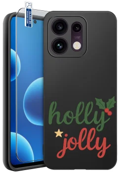Etui do Oppo Reno 16 Pro 5G różne wzory świąteczne ze szkłem